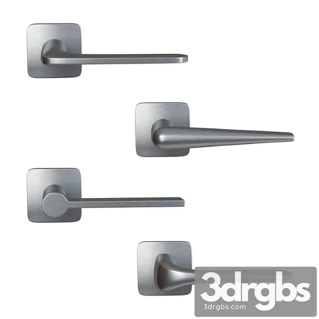 Door Handles Colombo 5 3D Model Download