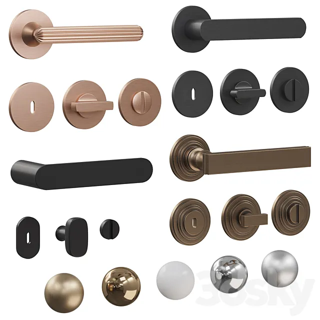Door handles DND _Zeppelin Luce Pure Lucrezia_ Free Download