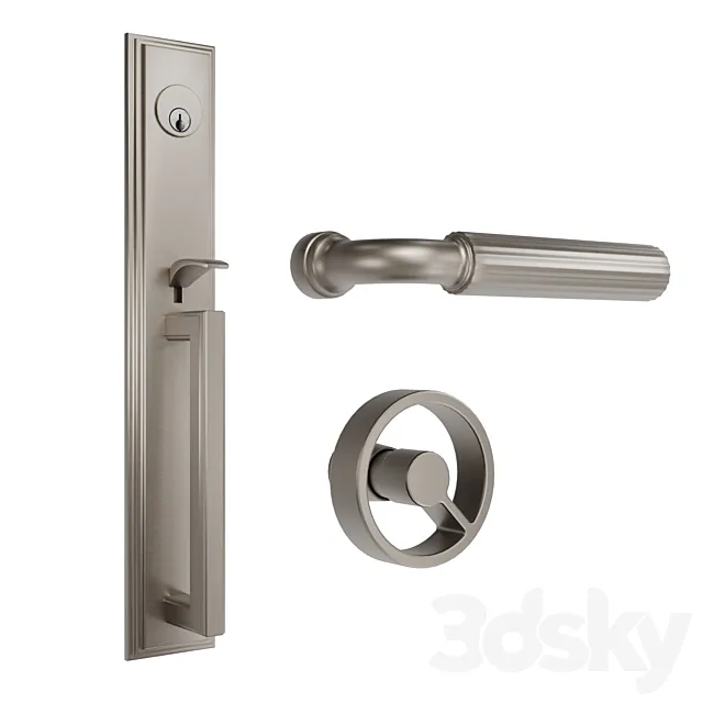 Door handles-Emtek 3D Model