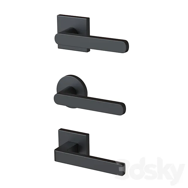 Door handles Fratelli Catinni 3D Model