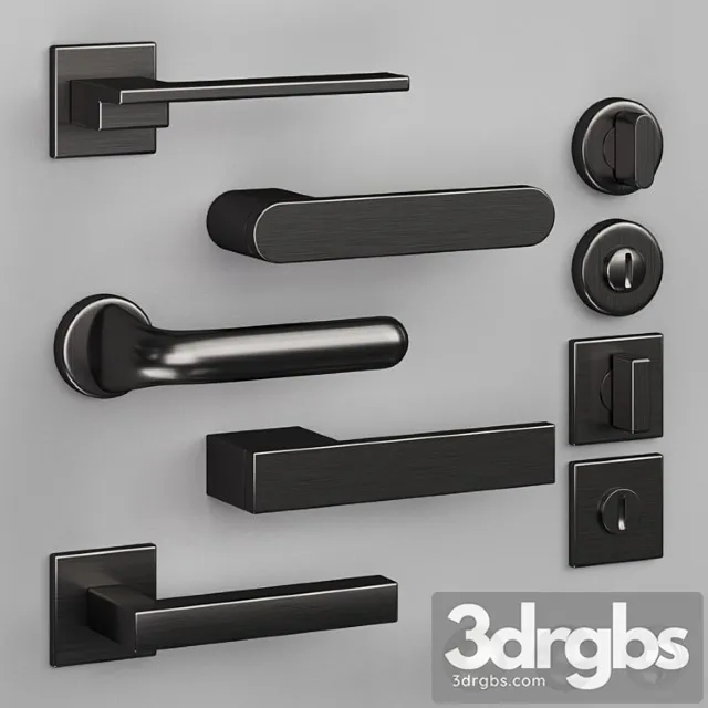 Door Handles Olivari 7 3D Model Download
