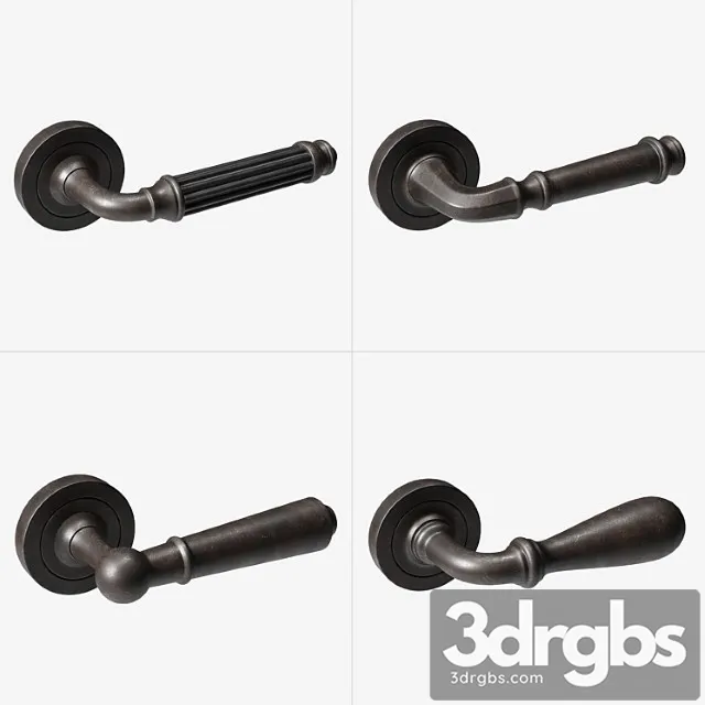 Door handles vol.4 3D Model Download