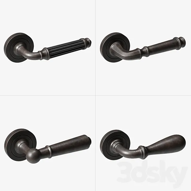 Door handles vol.4 3DModel