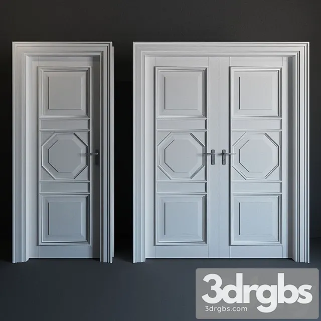 Door Klassichieskaia Classical Door 3D Model Download