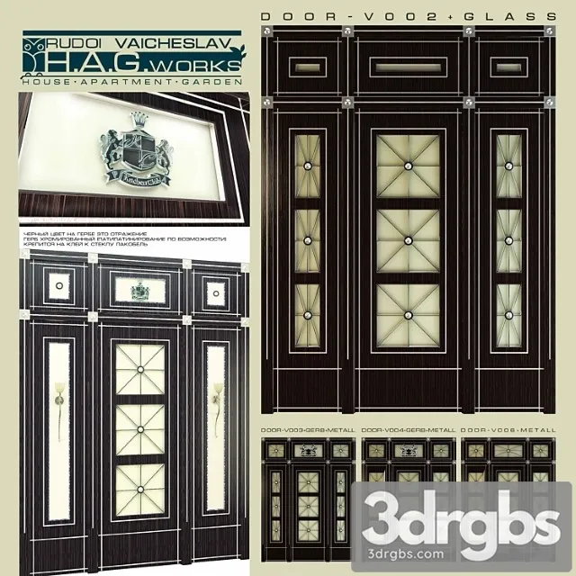 Door Makasar Kitchenclube 3D Model Download