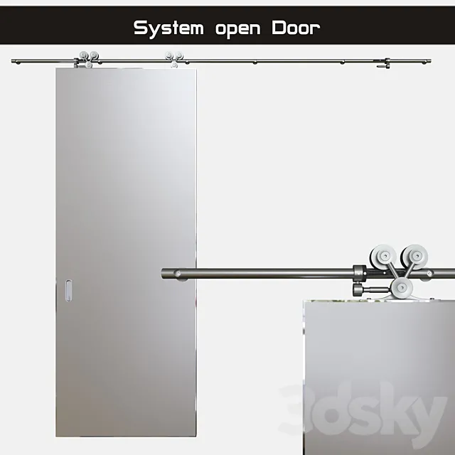 Door opening system “Exterus” (sliding system) 3DModel