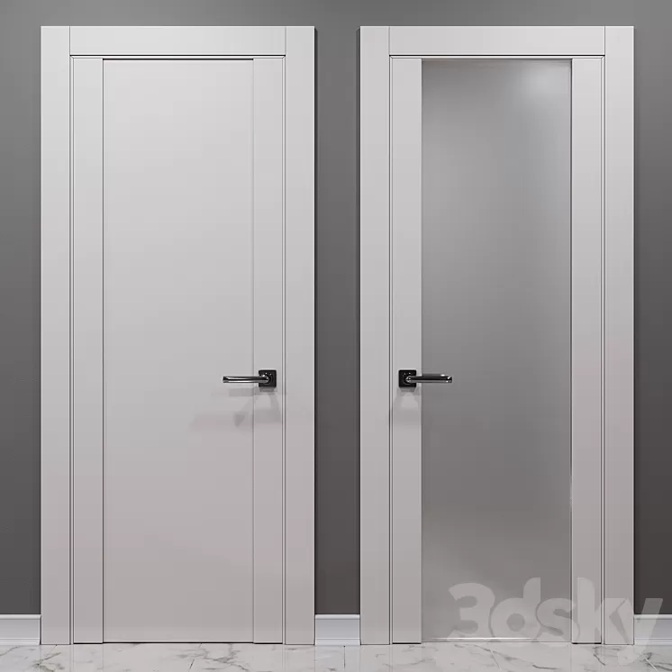 Door PG_PO BASE 3 3D Model