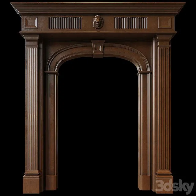 Door portal Clive Christian 3D Model