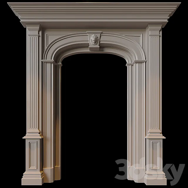 Door portal Clive Christian 3DModel Door portal Clive Christian 3DModel