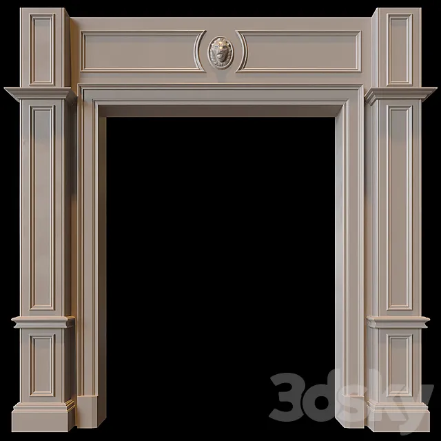 Door portal Clive Christian 3DModel Door portal Clive Christian 3DModel