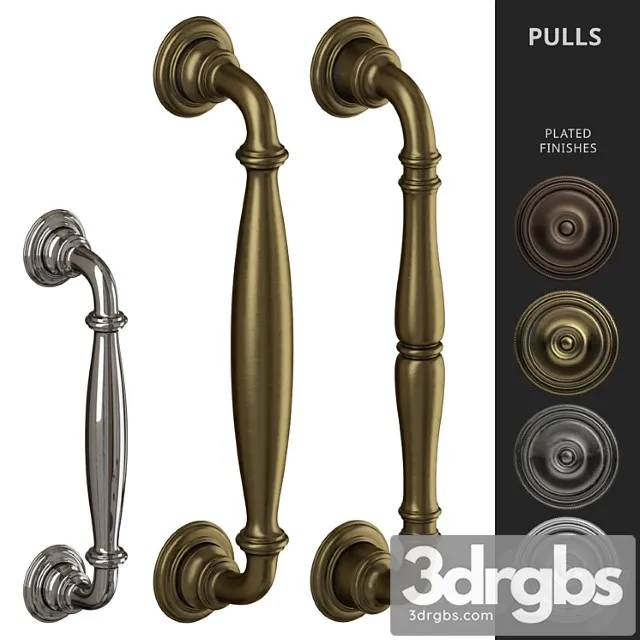 Door pull handles nanz n 6649 6703 8649 3D Model Download