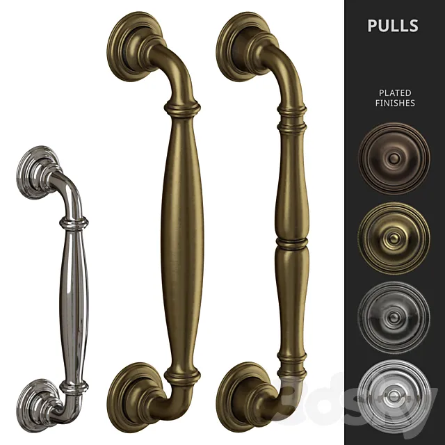 Door Pull Handles Nanz N ° 6649. 6703. 8649 3DModel Door Pull Handles Nanz N ° 6649. 6703. 8649 3DModel