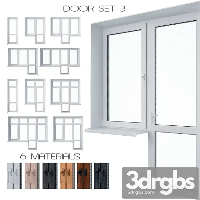 Door set 3 3D Model Download