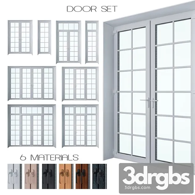 Door set 3D Model Download