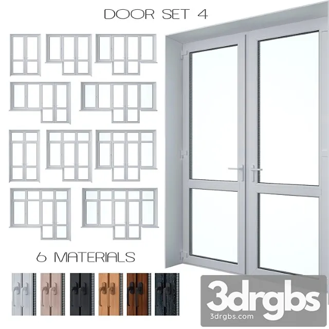 Door set 4 3D Model Download