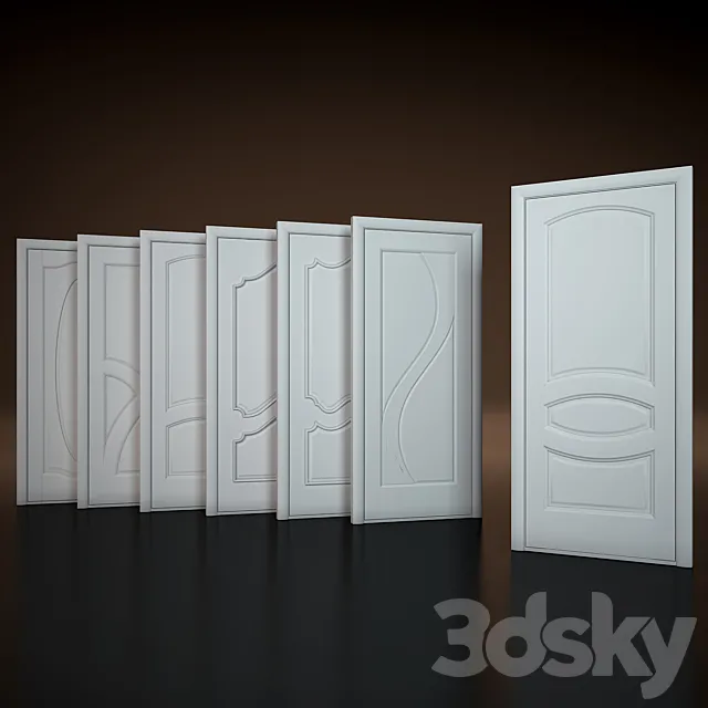 Door set Luidor 3D Model