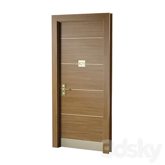 Door to hotel 3D Model