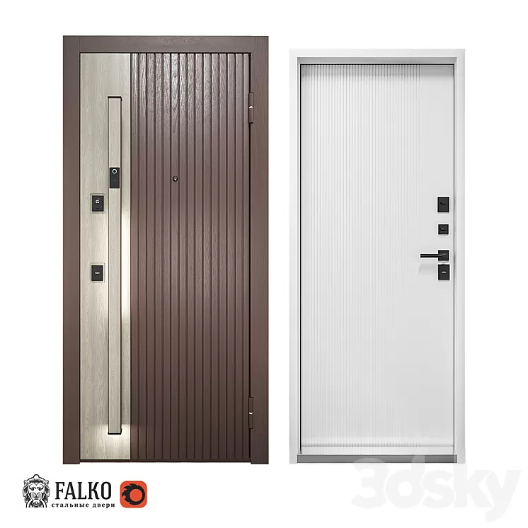 door to the apartment 3D Model