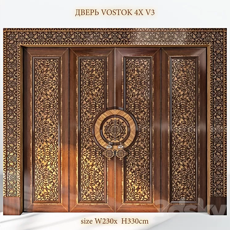 Door VOSTOK 4X V3 3D Model