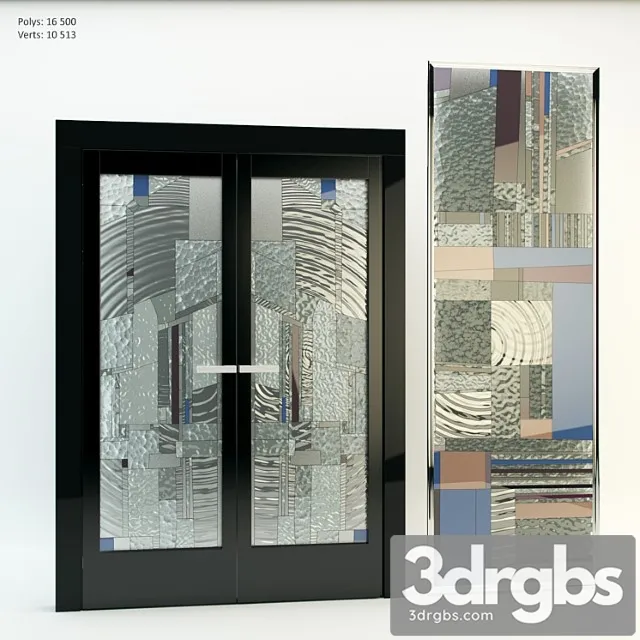 Door with a cocktail 3D Model Download