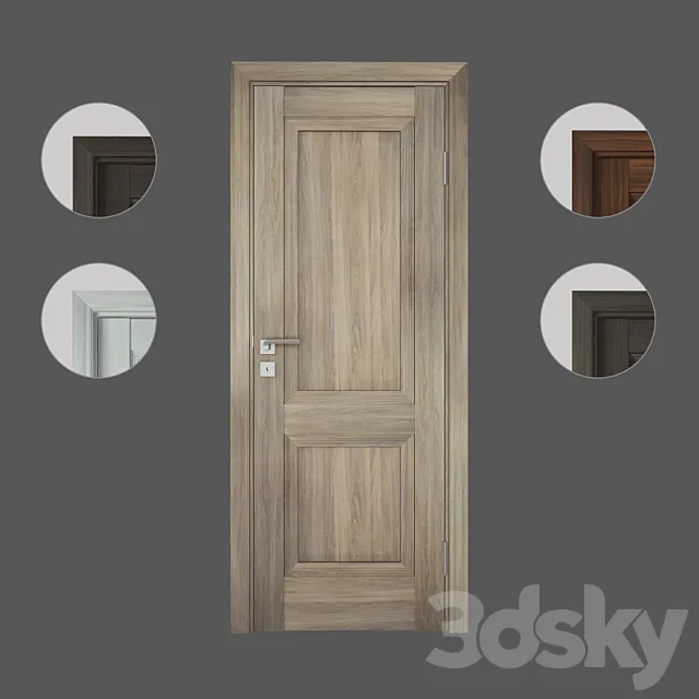Door X80 ProfilDoors 3D Model