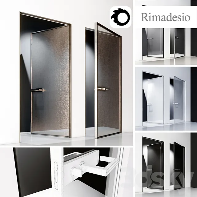 Doors _ Rimadesio doors _ Zen 3D Model