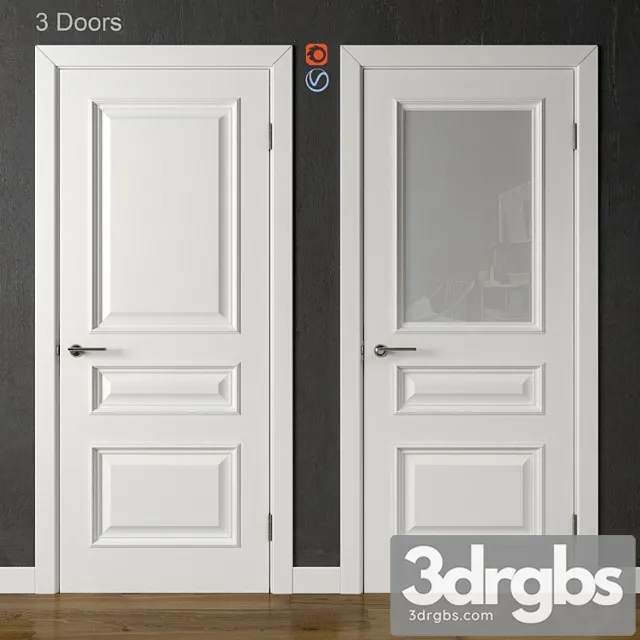 Doors academy piemonte white (part 3) 3D Model Download