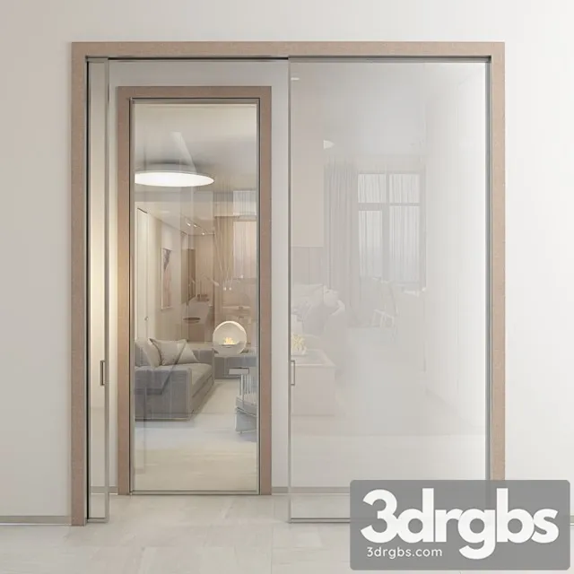 Doors adl adielle mitika 2 3 variations 3D Model Download