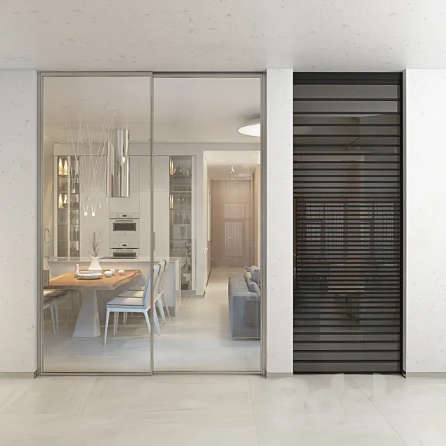 Doors – ADL Adielle – Mitika & Line 3D Model
