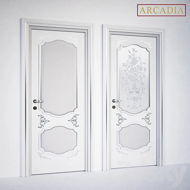 Doors Arcadia Gaia and Gaia Vetro 3D Model