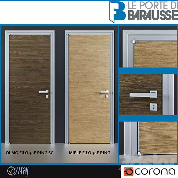 Doors Barausse 3D Model