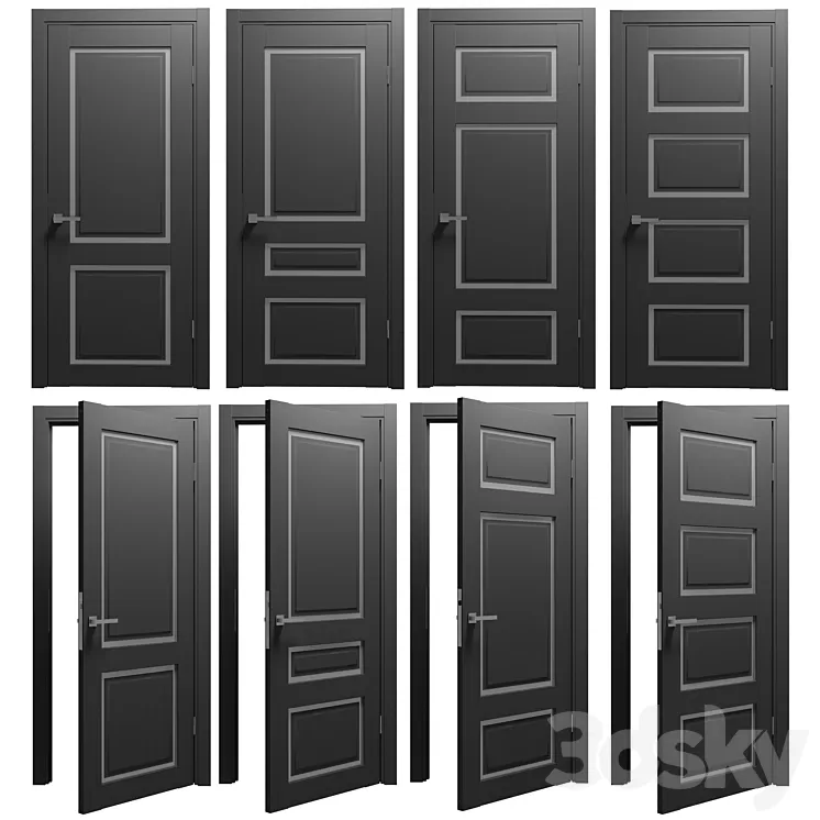 Doors Bianco 3D Model