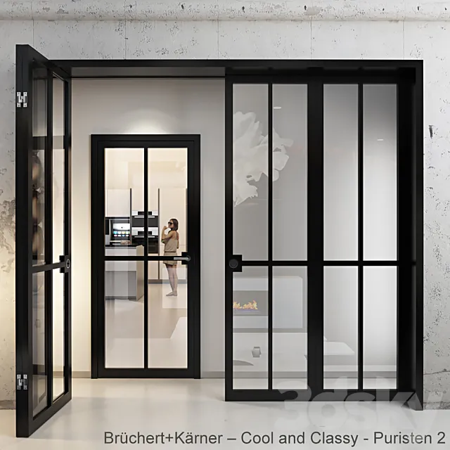 Doors – Brüchert + Kärner – Cool and Classy – Puristen 2.2 3DModel