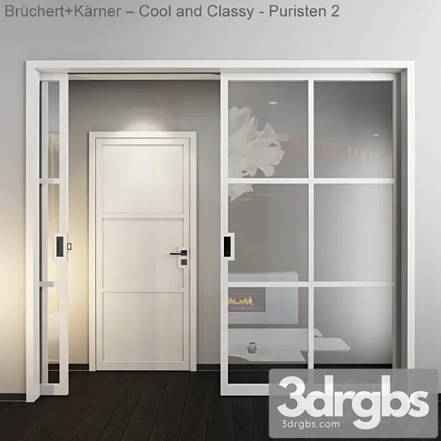 Doors bruchert karner cool and classy puristen 2 3D Model Download