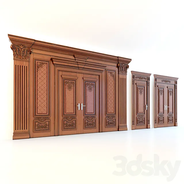 doors classic 3D Model