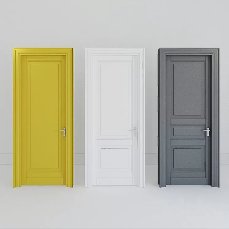 doors doors with glass 3D Model