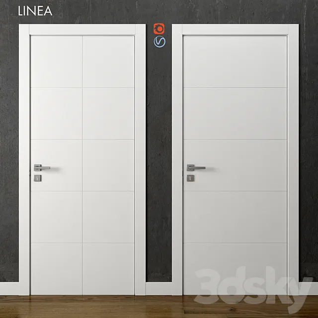 Doors Linea Volkhovets part 2 3D Model