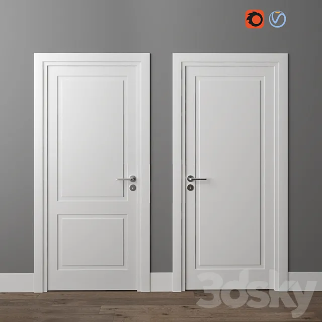 Doors matteucci rigoletto 3D Model