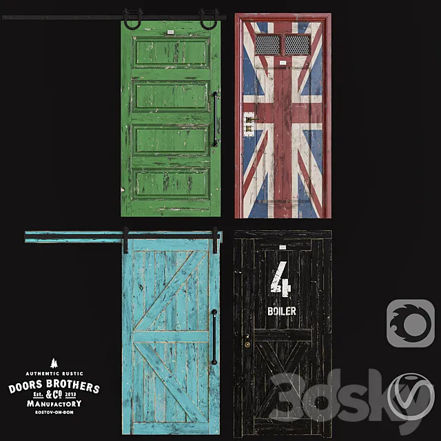 Doors pack by Doors Brothers 3DModel
