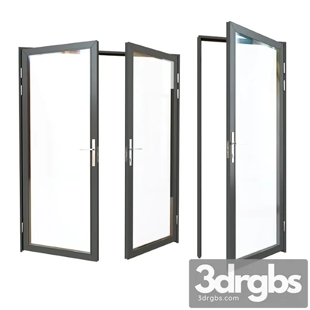 Doors profile threw plastic glass 3D Model Download