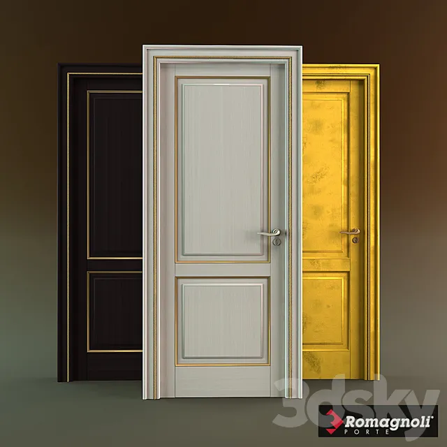 Doors Romagnoli New Classic NW2B 3D Model