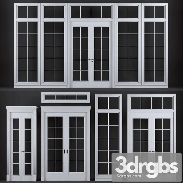 Doors Set 01 3D Model Download