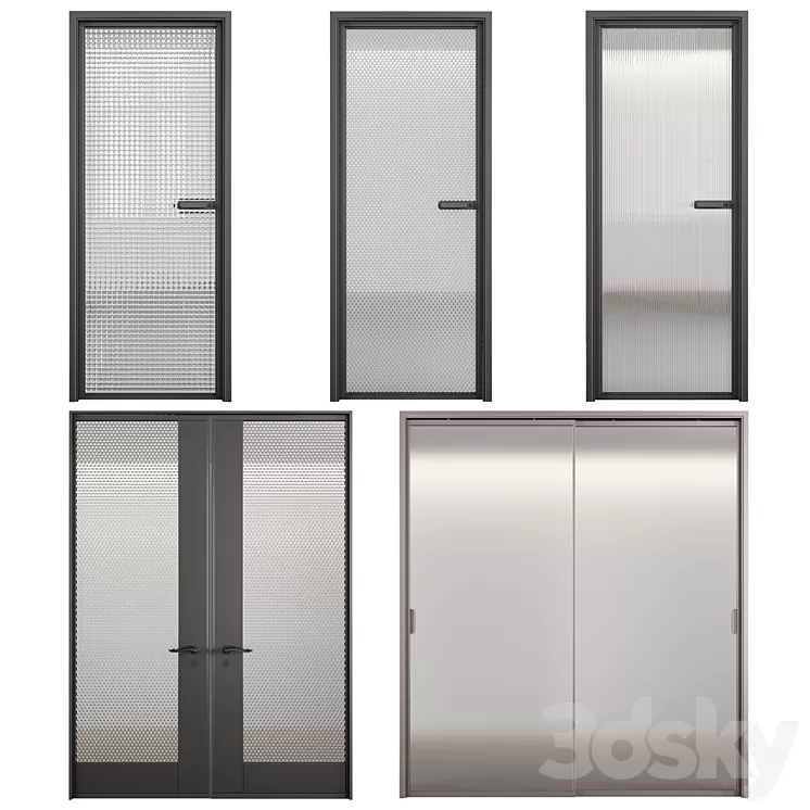 Doors set 3D Model