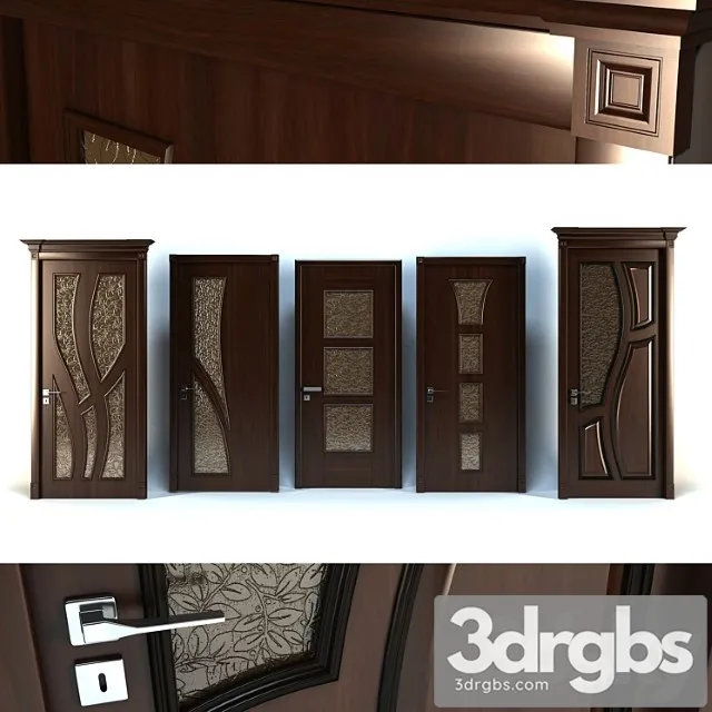 Doors Set 42 3D Model Download