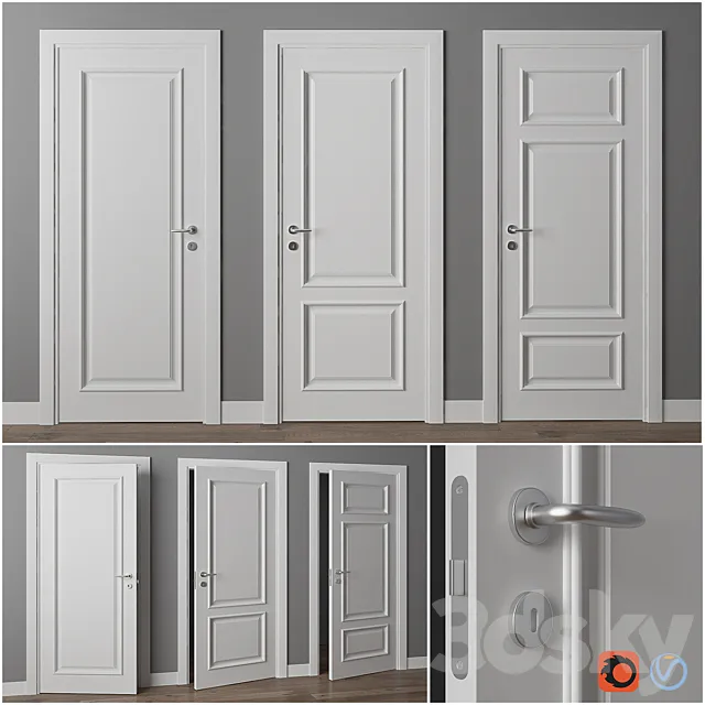 Doors Union porte Liberty 3D Model