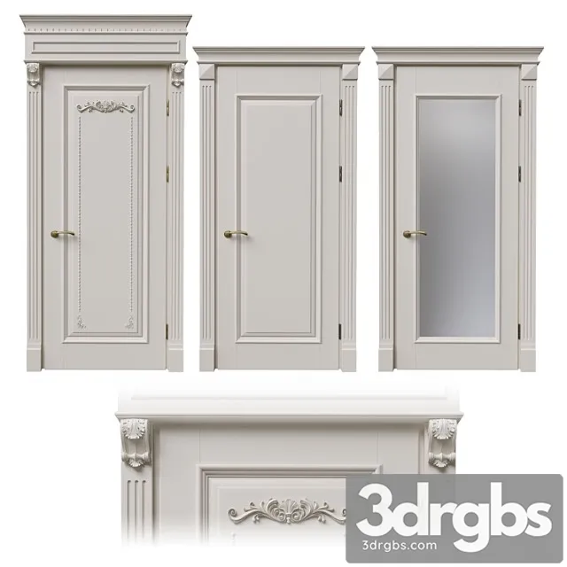 Doors venice classic 3D Model Download