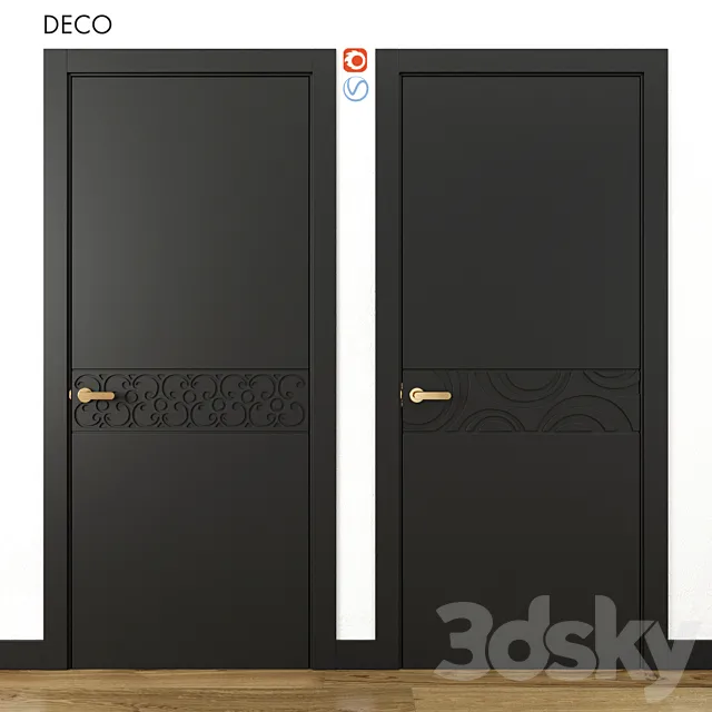 Doors Volhovets Deco Part 1 3D Model