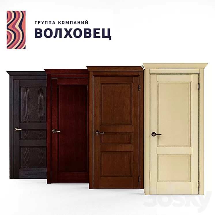 Doors Volhovets \/ Interio NS 3D Model