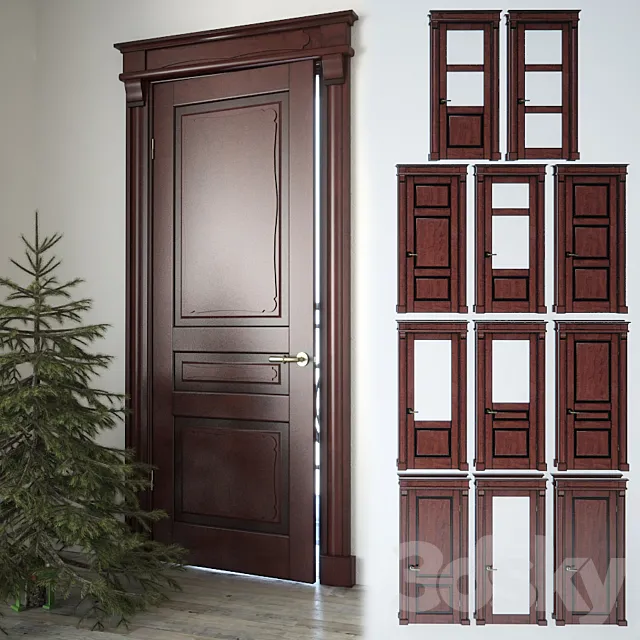 Doors Volhovets Toscana Elegante 3D Model