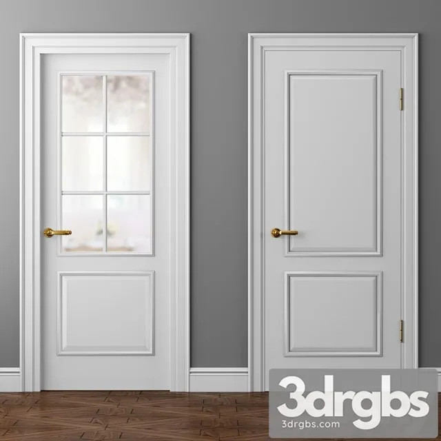 Doors Volkhovets Paris 8121 I 8122 3D Model Download